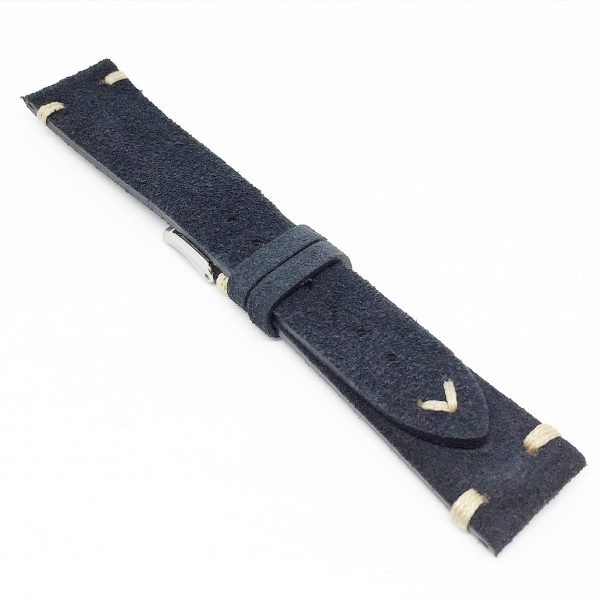 Cinturino Vintage Scamosciato Blue