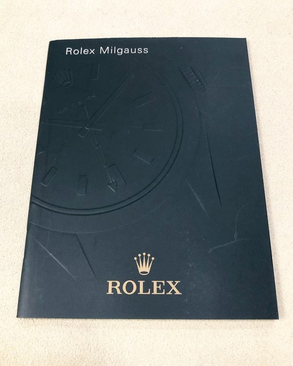 Libretto Rolex Milgauss