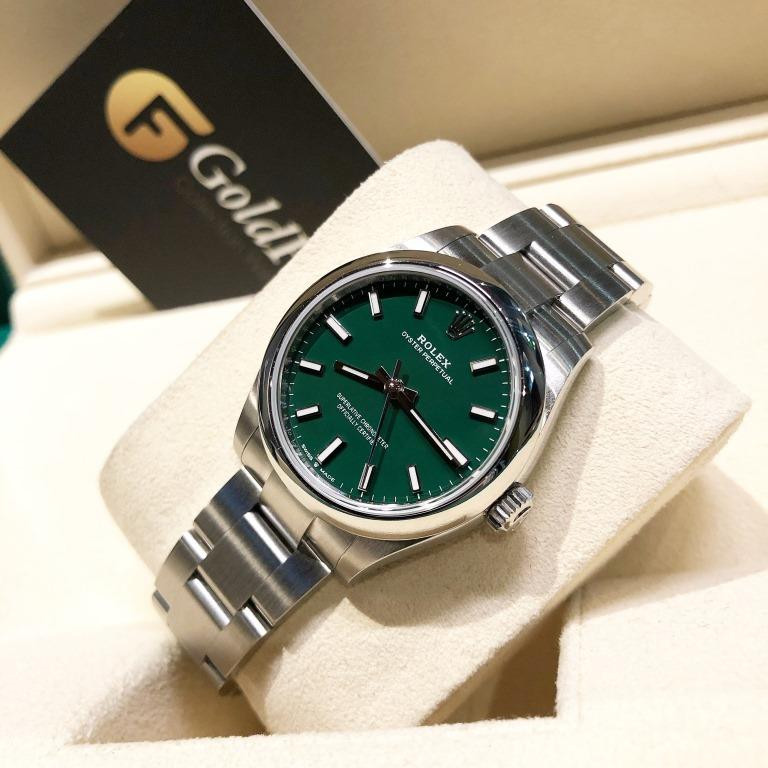 Oyster Perpetual 277200 GREEN new