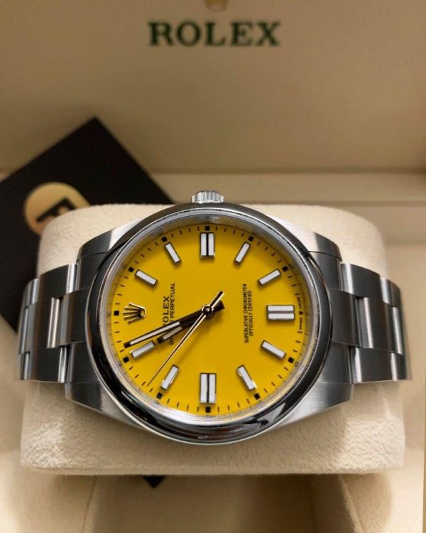OYSTER PERPETUAL YELLOW 41mm